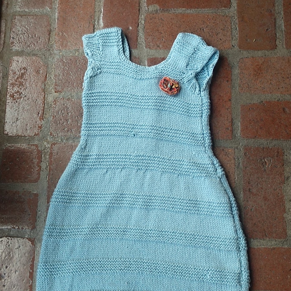 Kids hand knit dress